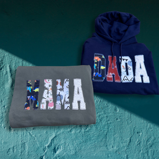 CUSTOM KEEPSAKE APPLIQUE SWEATSHIRT