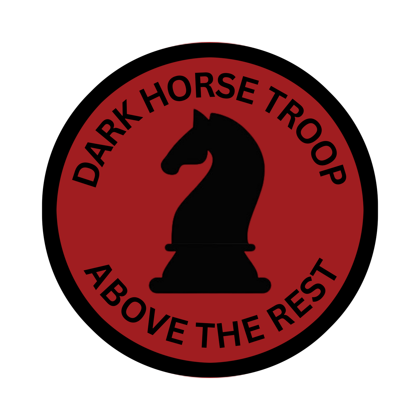 Dark Horse 3.5 inch Hook & Loop Patch